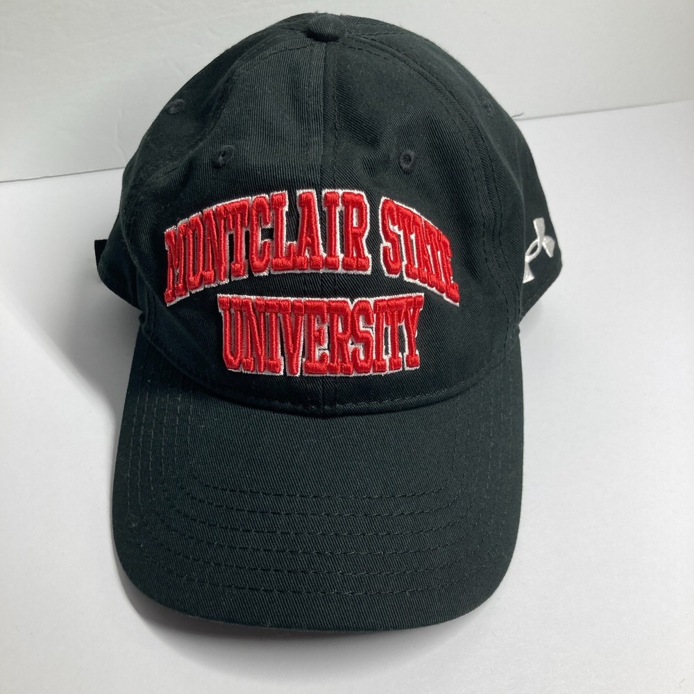 Montclair State University Red Hawks Cap Hat Adult Black Adjustable Under Armour